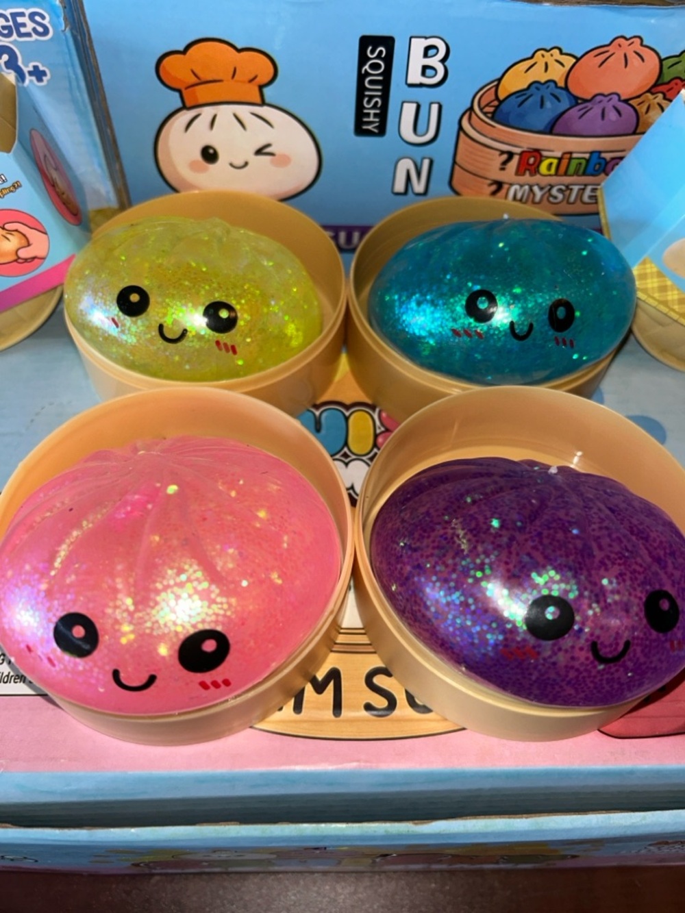 mystery glitter dumpling